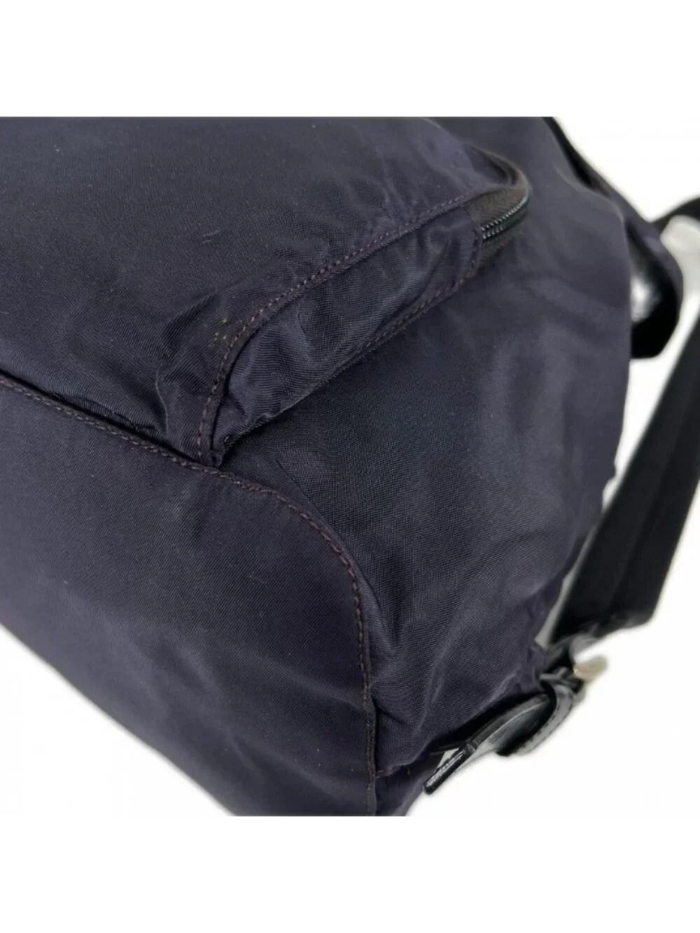 Prada Backpack Navy Silver